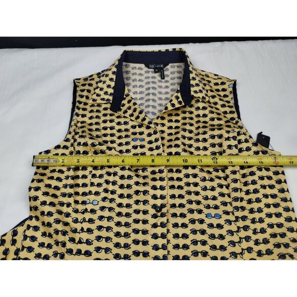 Nic+Zoe Women's Yellow/Black Dress/Midi Sz XS SKU 3932 - Picture 7 of 8